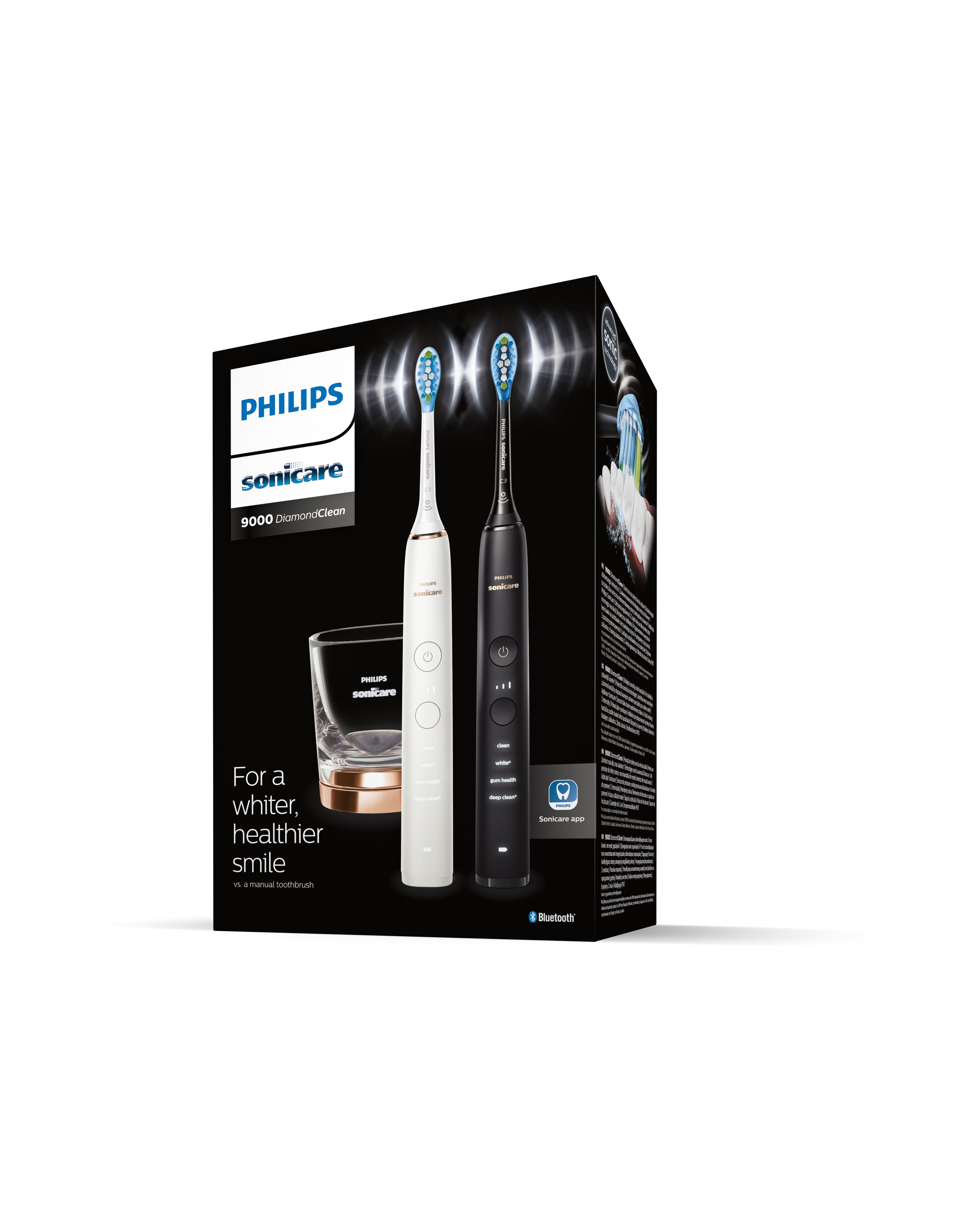 Philips Sonicare DiamondClean 9000 series DiamondClean 9000 HX9914/57 2x Brossse à dents électrique avec application