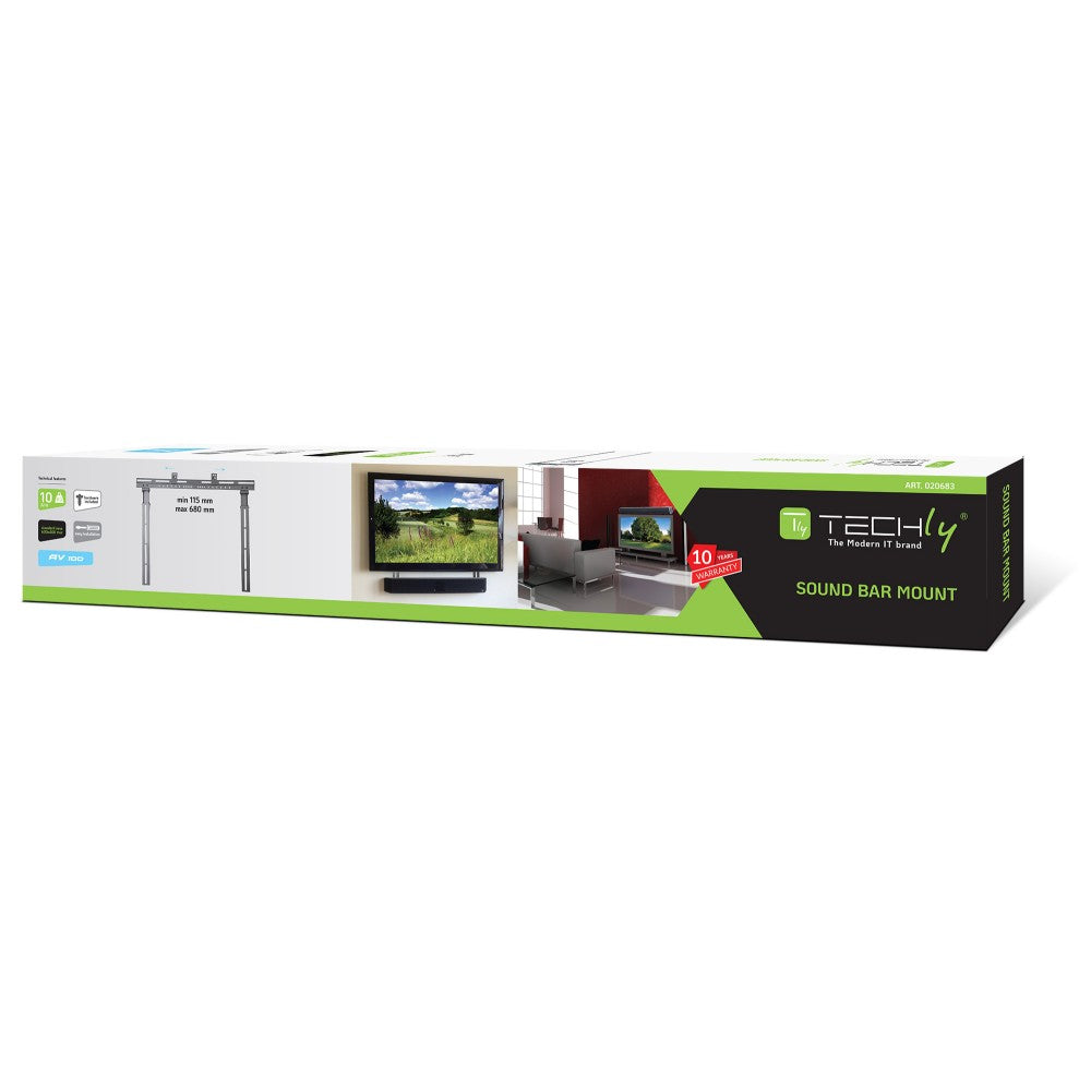 Techly ICA-PLB 102S support pour téléviseur Noir - vue 2
