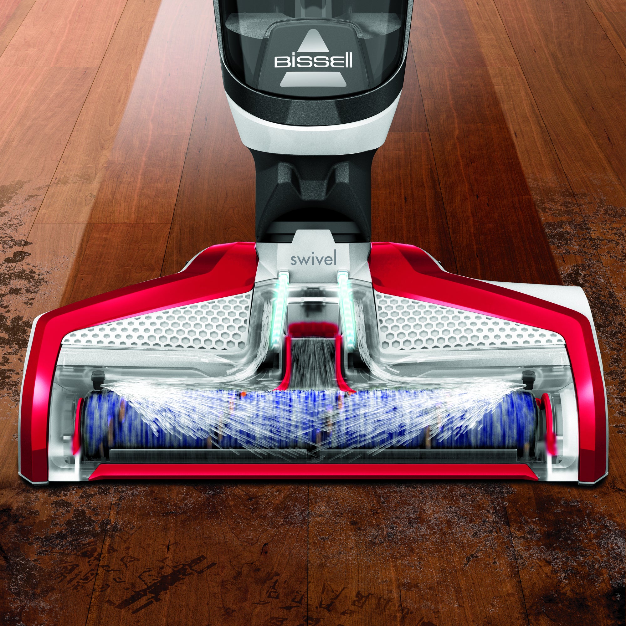 Bissell CrossWave Essential Aspirateur traineau Secteur Sec&humide Sans sac 0 L 560 W Rouge, Blanc