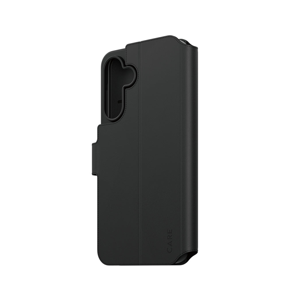 PanzerGlass CARE Wallet Case avec Support pour Samsung Galaxy A36 5G, Housse de Protection 6.7", Noir
