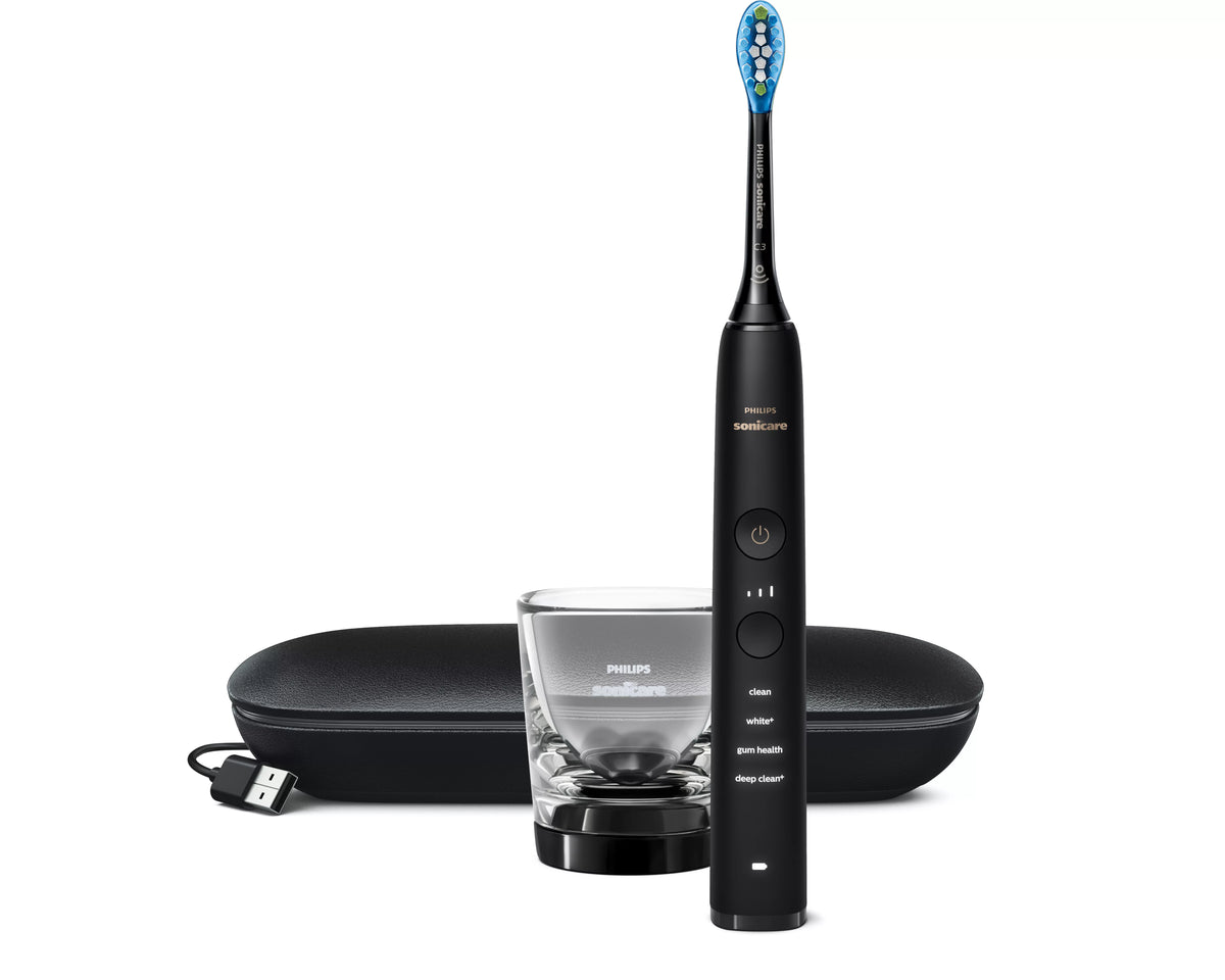 Philips Sonicare DiamondClean DiamondClean 9000 HX9911/09 Brosse à dents électrique avec application - Noire - vue 2