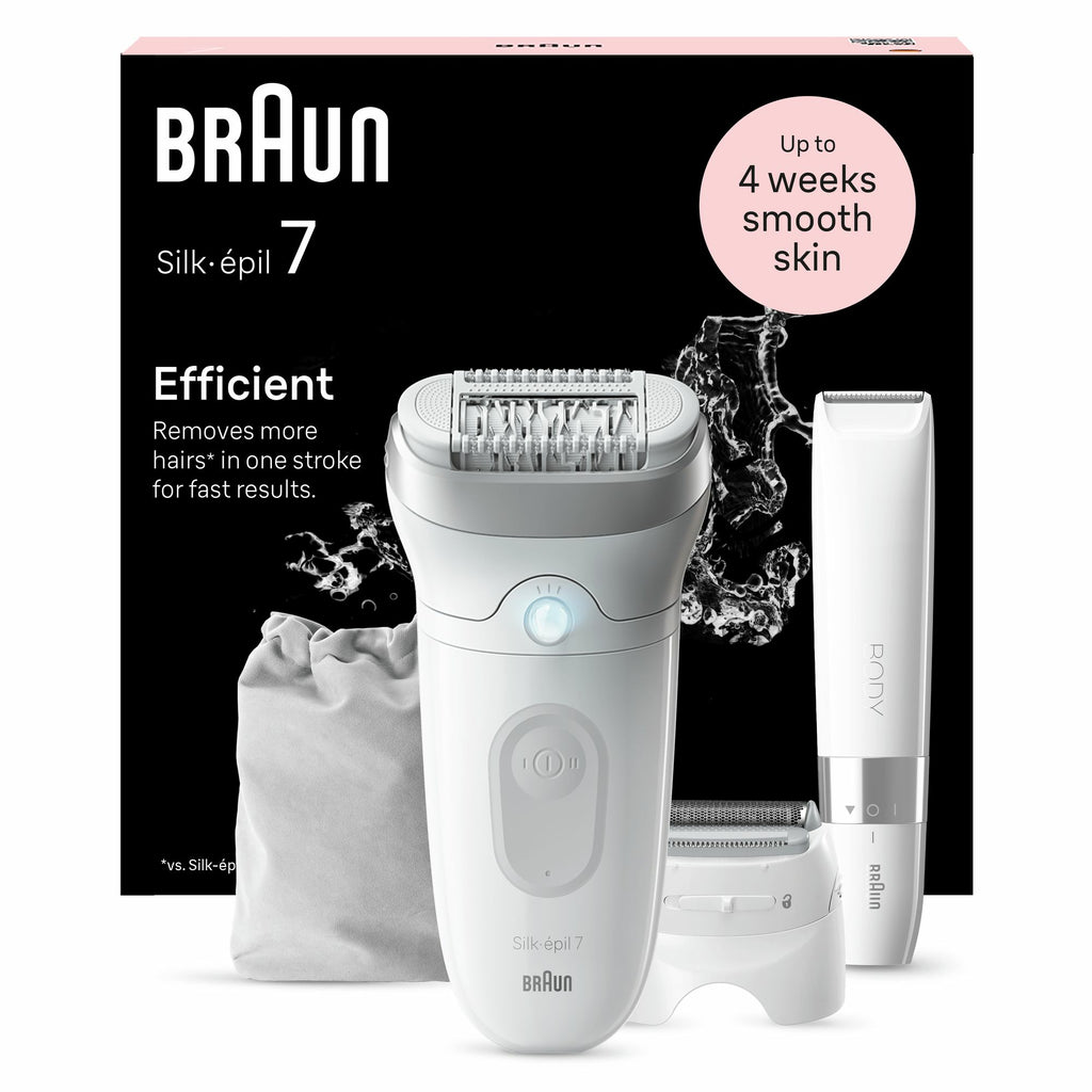 Braun Silk-épil 7 7-441 40 pince(s) Argent, Blanc