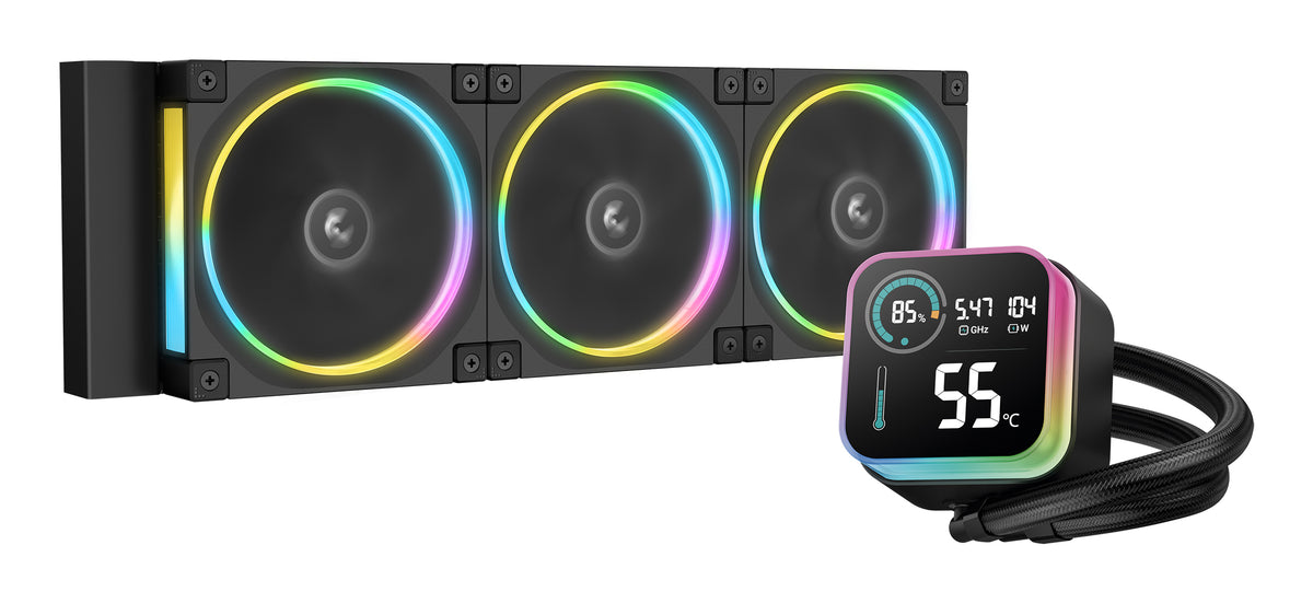 DeepCool LQ360 Ultra ARGB Refroidissement Liquide pour Intel et AMD, Noir