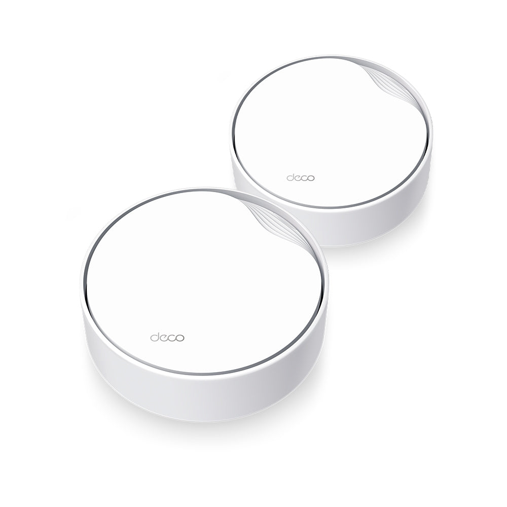 TP-Link Deco X50-POE (2-Pack) Système Wi-Fi Mesh Bi-bande Wi-Fi 6 (802.11ax) Blanc