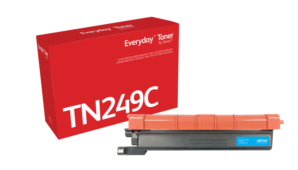Toner Cyan Everyday™ de Xerox compatible avec Brother TN-249C, Grande capacité