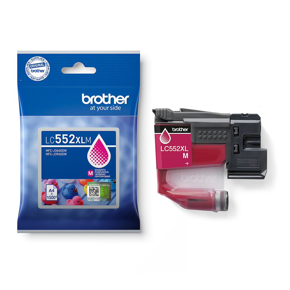 Brother LC552XLM cartouche d'encre 1 pièce(s) Original Magenta - vue 2