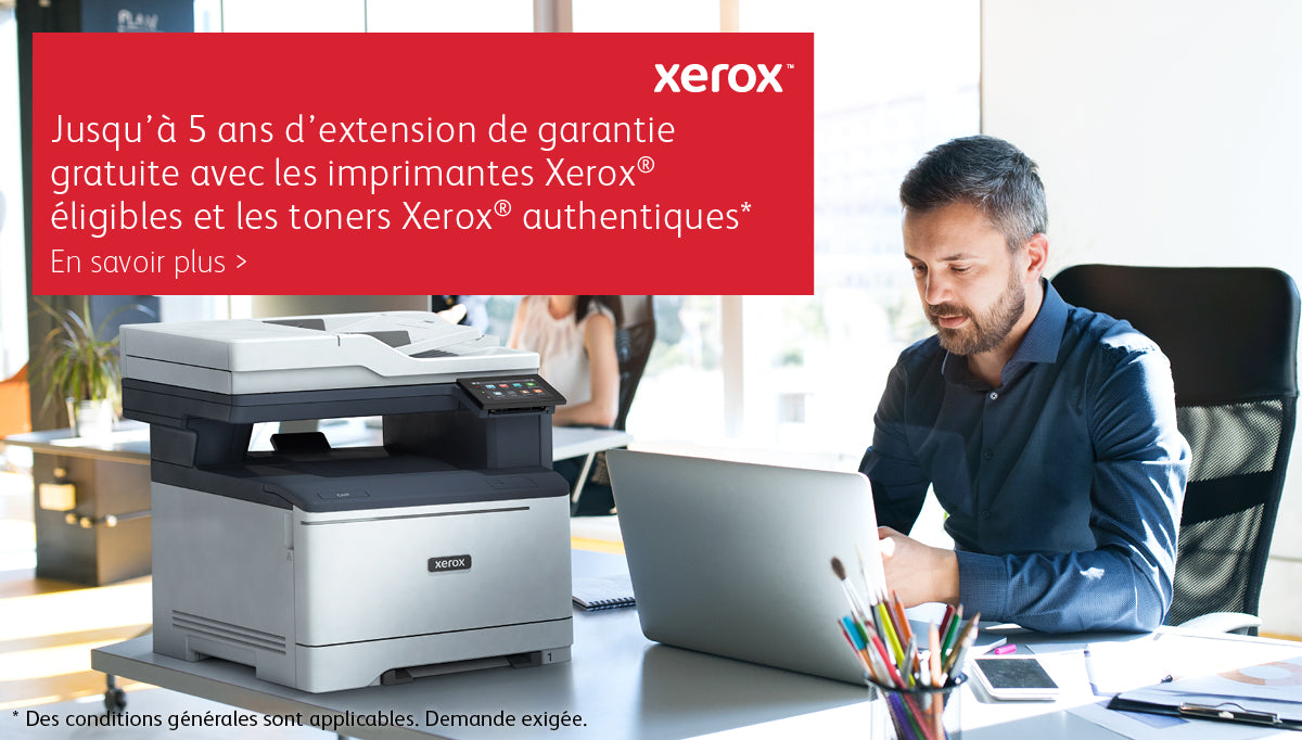 Xerox C320 Imprimante Laser A4 Recto Verso Sans Fil, 33 ppm, PS3 PCL5e/6, Capacité 251 feuilles