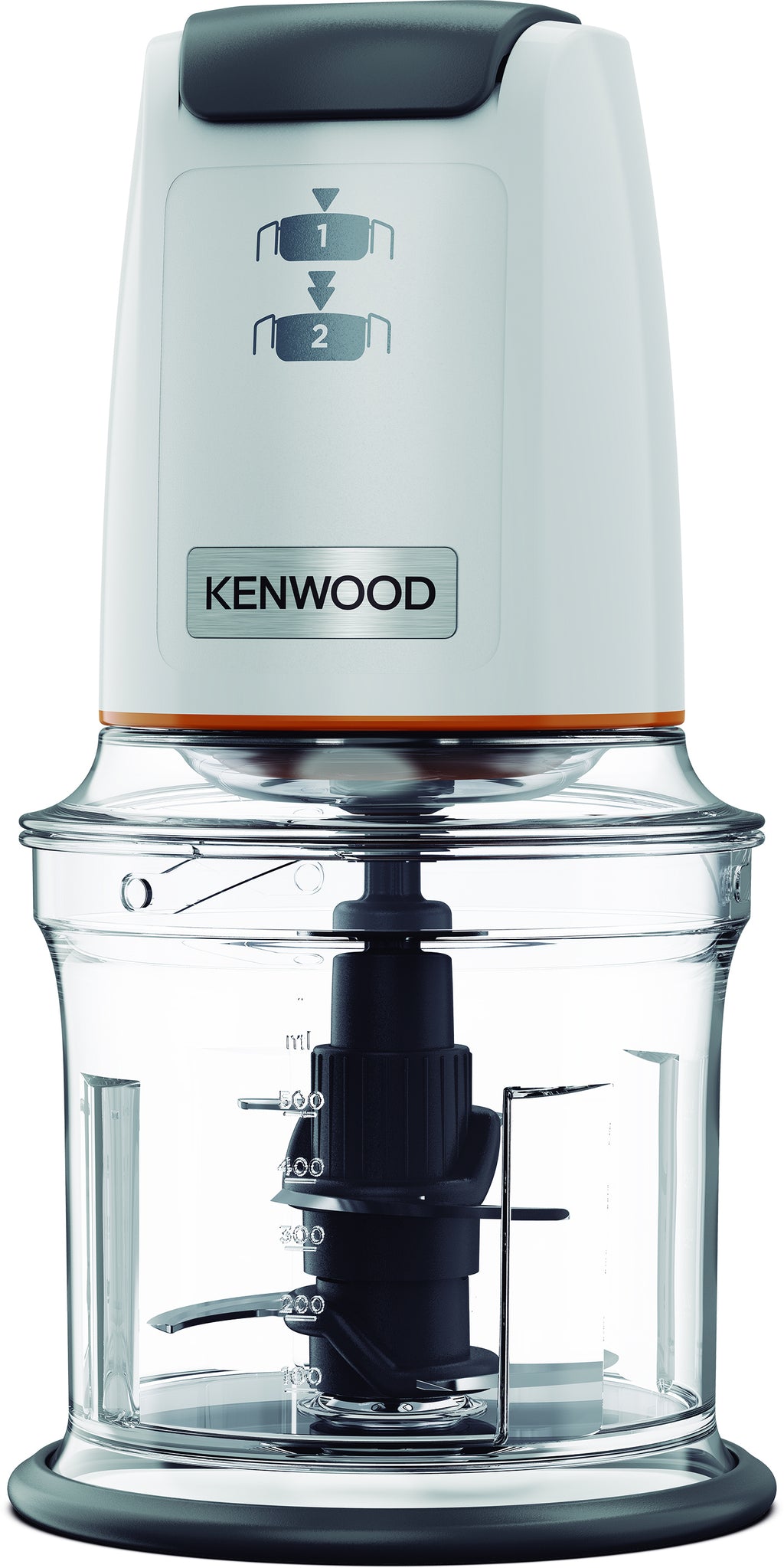 Kenwood CHP61.000WH Hachoir Électrique 0,5 L 500 W, Gris et Blanc