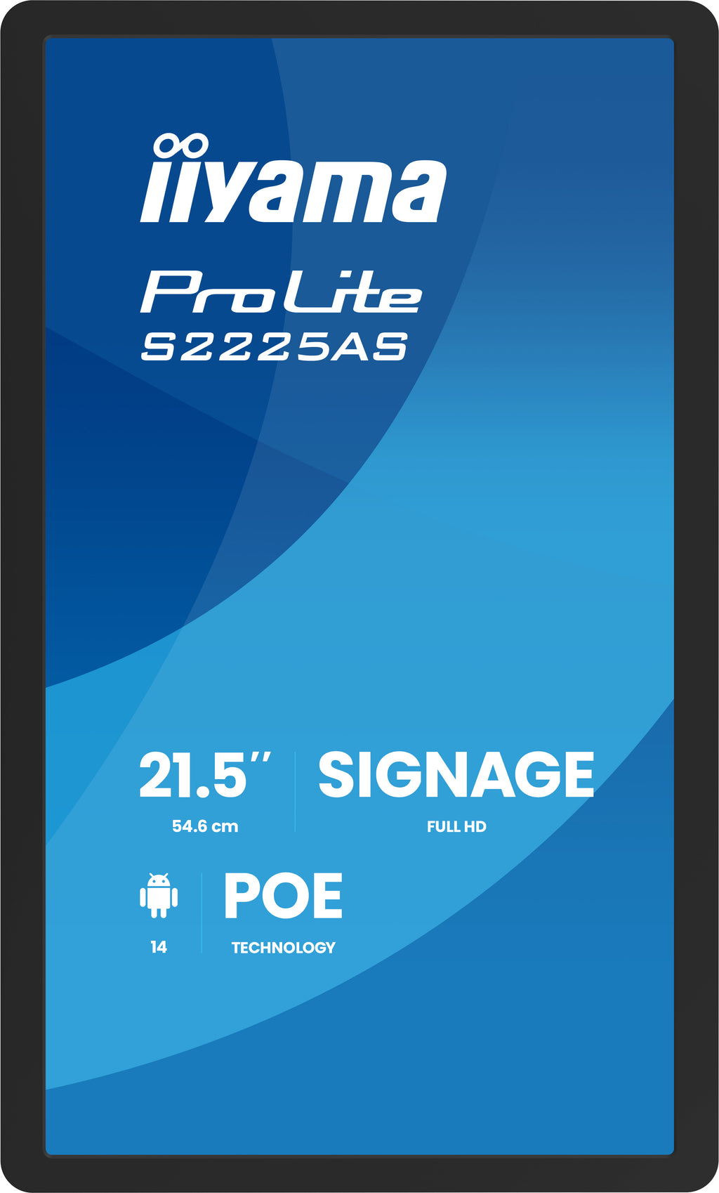 iiyama ProLite S2225AS-B1P Écran de Signalisation Numérique 21.5" LCD Full HD Wifi Android Noir
