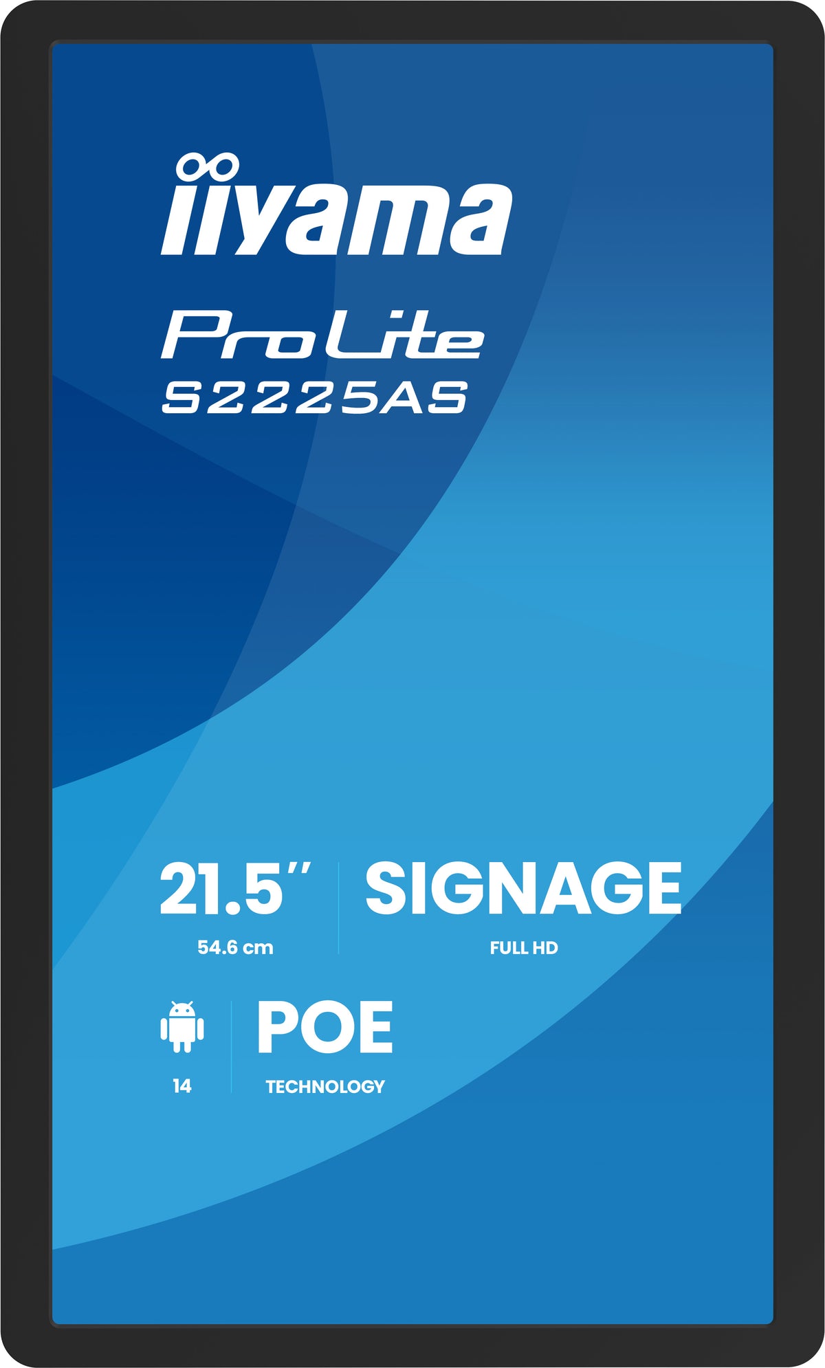 iiyama ProLite S2225AS-B1P Écran de Signalisation Numérique 21.5" LCD Full HD Wifi Android Noir