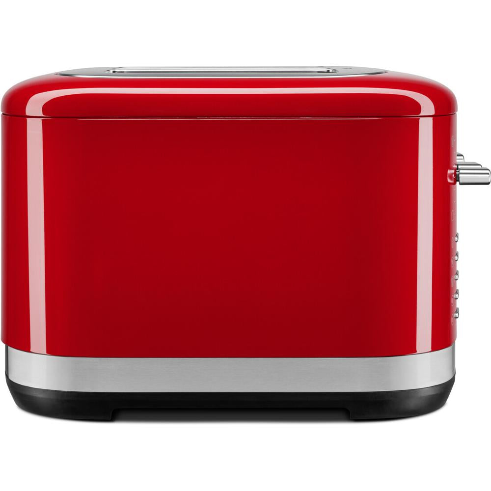 KitchenAid 5KMT4109EER Grille-pain 4 fentes 1640 W, Rouge, Acier inoxydable