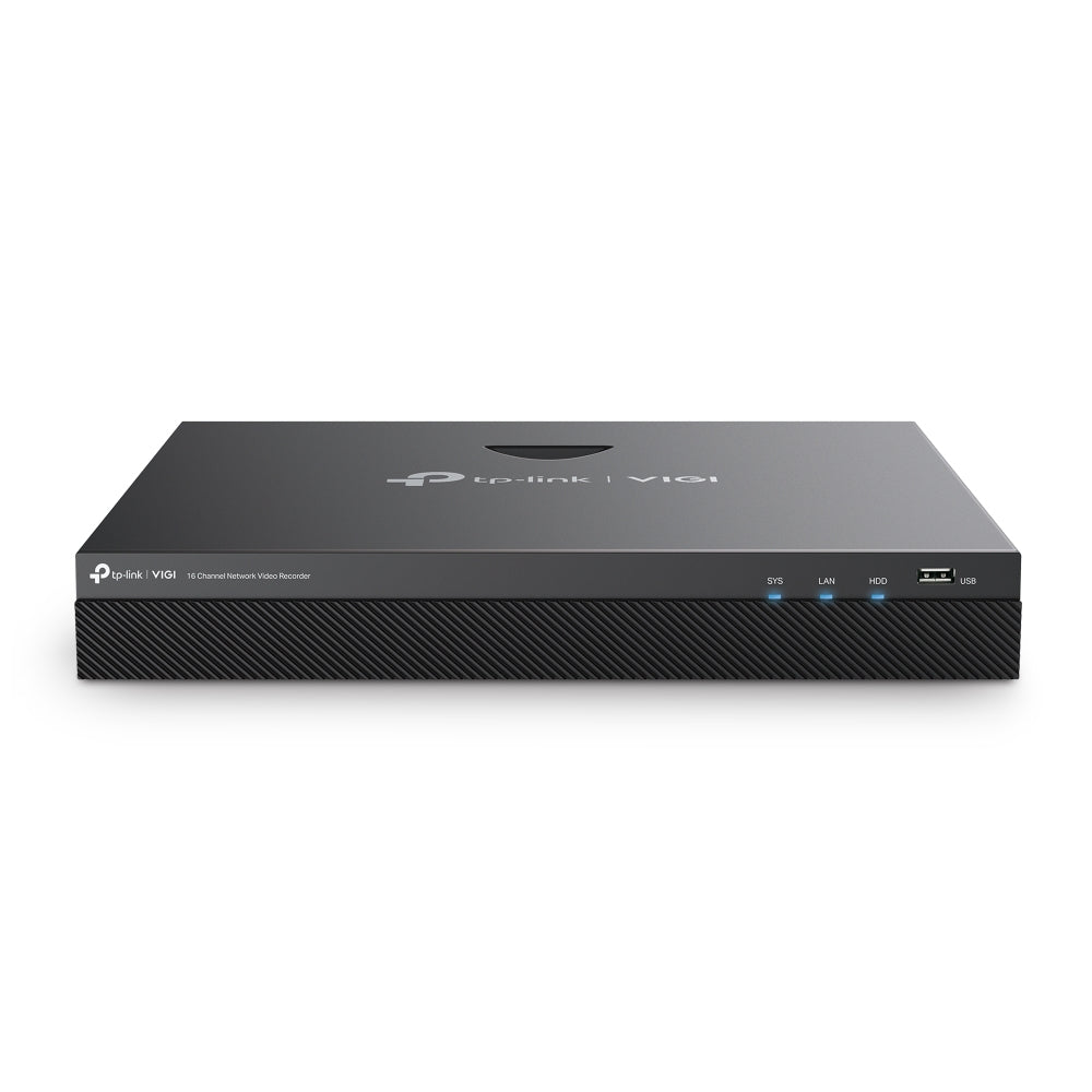 TP-Link VIGI NVR2016H Enregistreur Vidéo Réseau, 16 Canaux, 4K, Noir