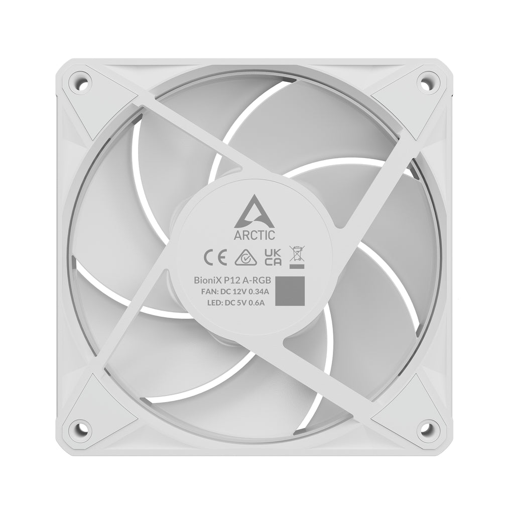 Arctic BioniX P12 A-RGB Case Fan White 3-Pack