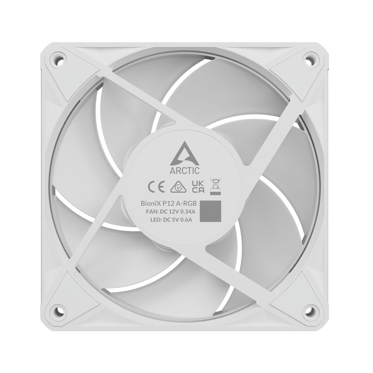 Arctic BioniX P12 A-RGB Case Fan White 3-Pack