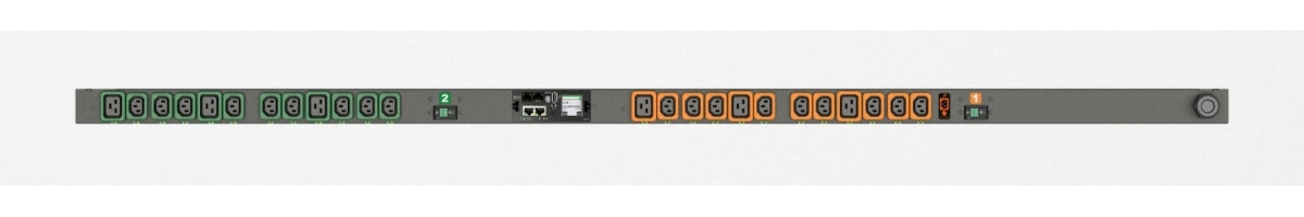 Vertiv Geist MGU5MGB1-24PH63-3PS6B2A10-S PDU 0U 24 Sorties CA Noir