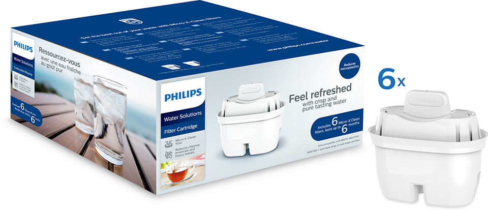 Philips AWP212/10 fourniture de filtre à eau Cartouche de filtre à eau 6 pièce(s) - vue 2