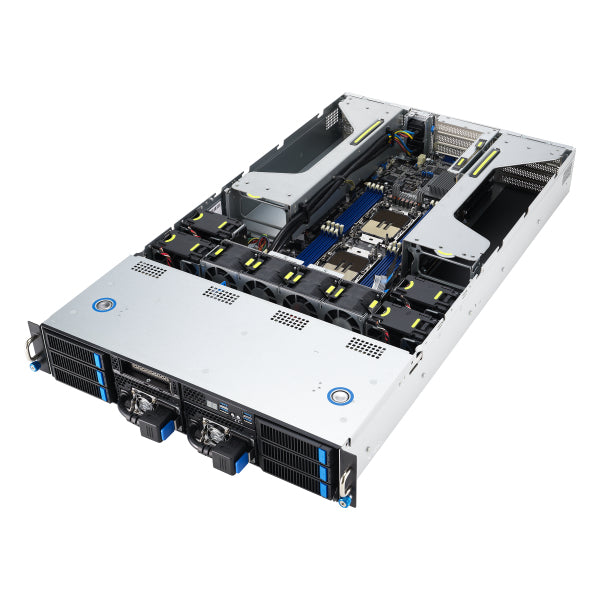 ASUS 90SF0251-M004X0 serveur barebone Intel C741 Rack (2 U) Noir, Acier