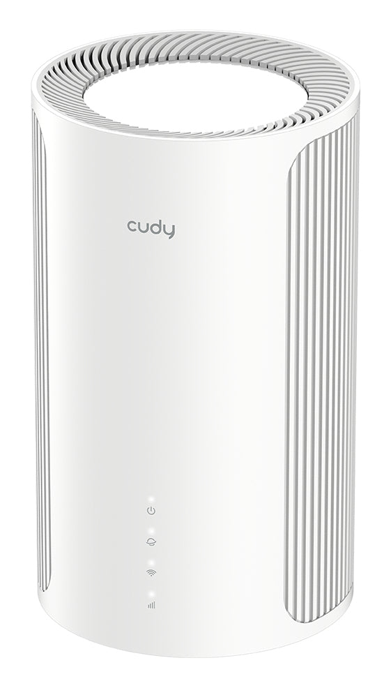 Cudy 5G SA/NSA AX3000 Wi-Fi 6 Router, P4 1.0 routeur sans fil Gigabit Ethernet Bi-bande (2,4 GHz / 5 GHz) Blanc