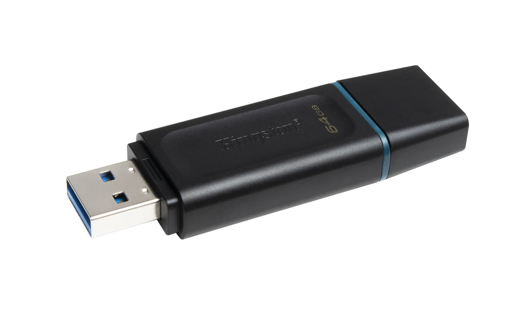 Kingston Technology DataTraveler ® Exodia (Noir et Turquoise) - 2 unités - Clé USB 3.2