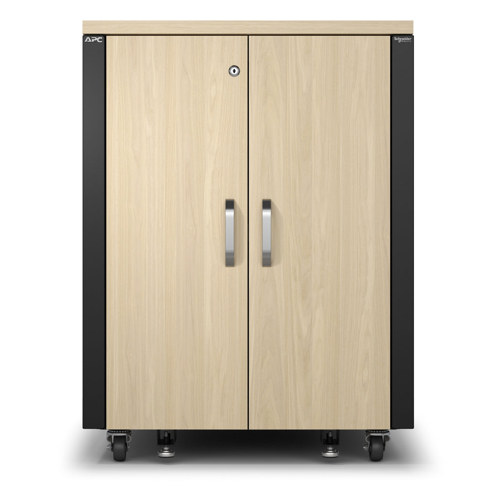 APC NetShelter - Rack informatique insonorisé - 17U - Finition Erable