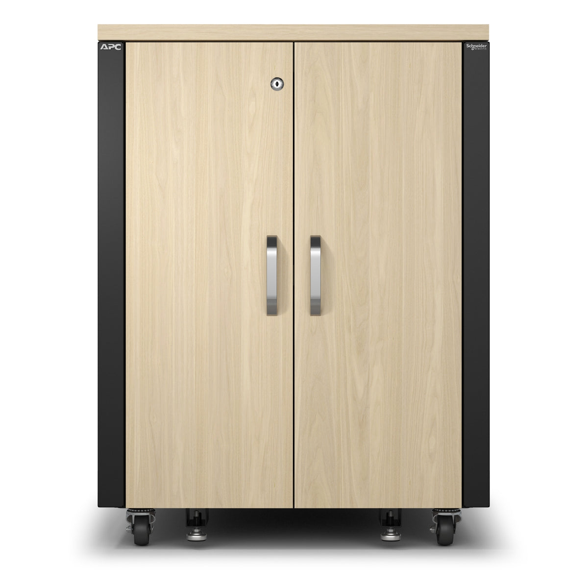 APC NetShelter - Rack informatique insonorisé - 17U - Finition Erable