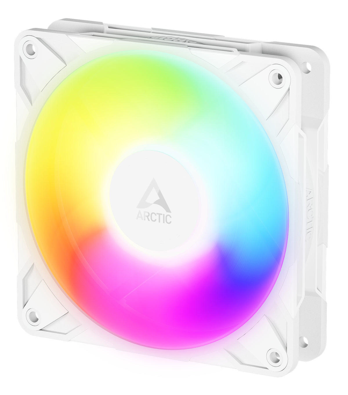 ARCTIC Freezer P12 Pro Reverse A-RGB Blanc, Pack de 3 Ventilateurs de Boîtier PC 12 cm