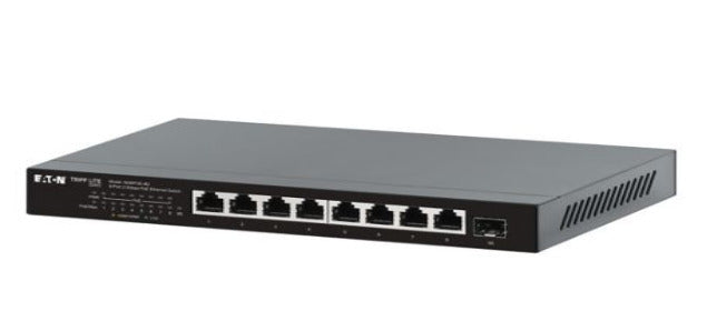 Eaton Tripp Lite Switch Ethernet Gigabit Non Administrable 8 Ports 2.5 Gbps PoE+ Pass-Through 100W, Boîtier Métal