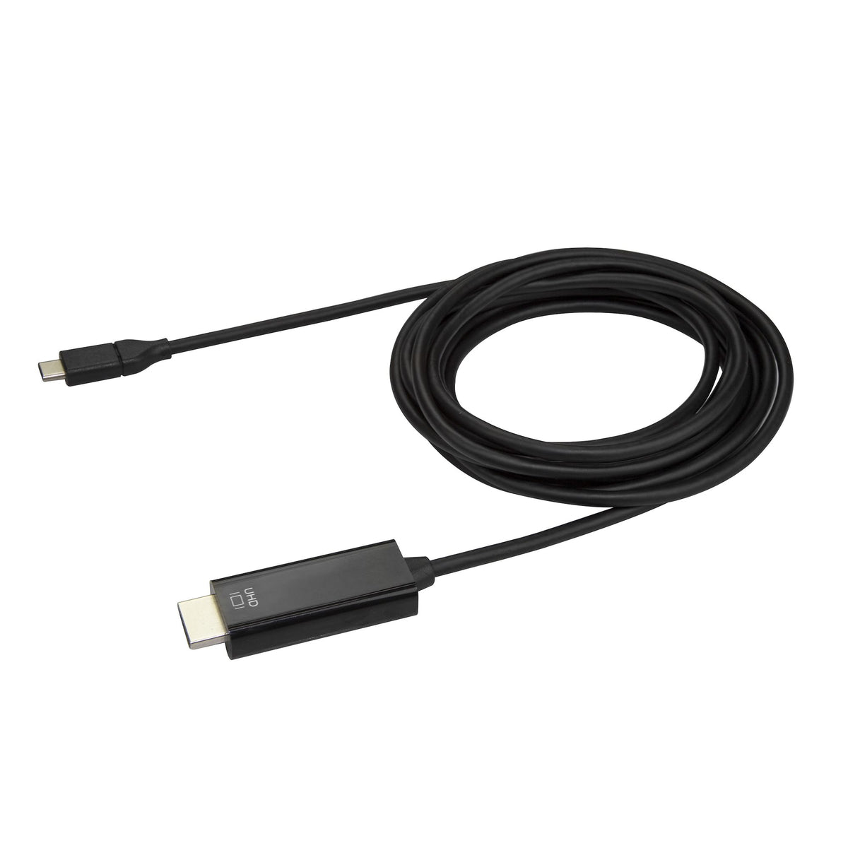 StarTech.com Adaptateur USB-C vers HDMI 3m, Câble Vidéo HDMI 2.0 4K60Hz, Compatible Thunderbolt 3 et DP 1.2 Alt Mode HBR