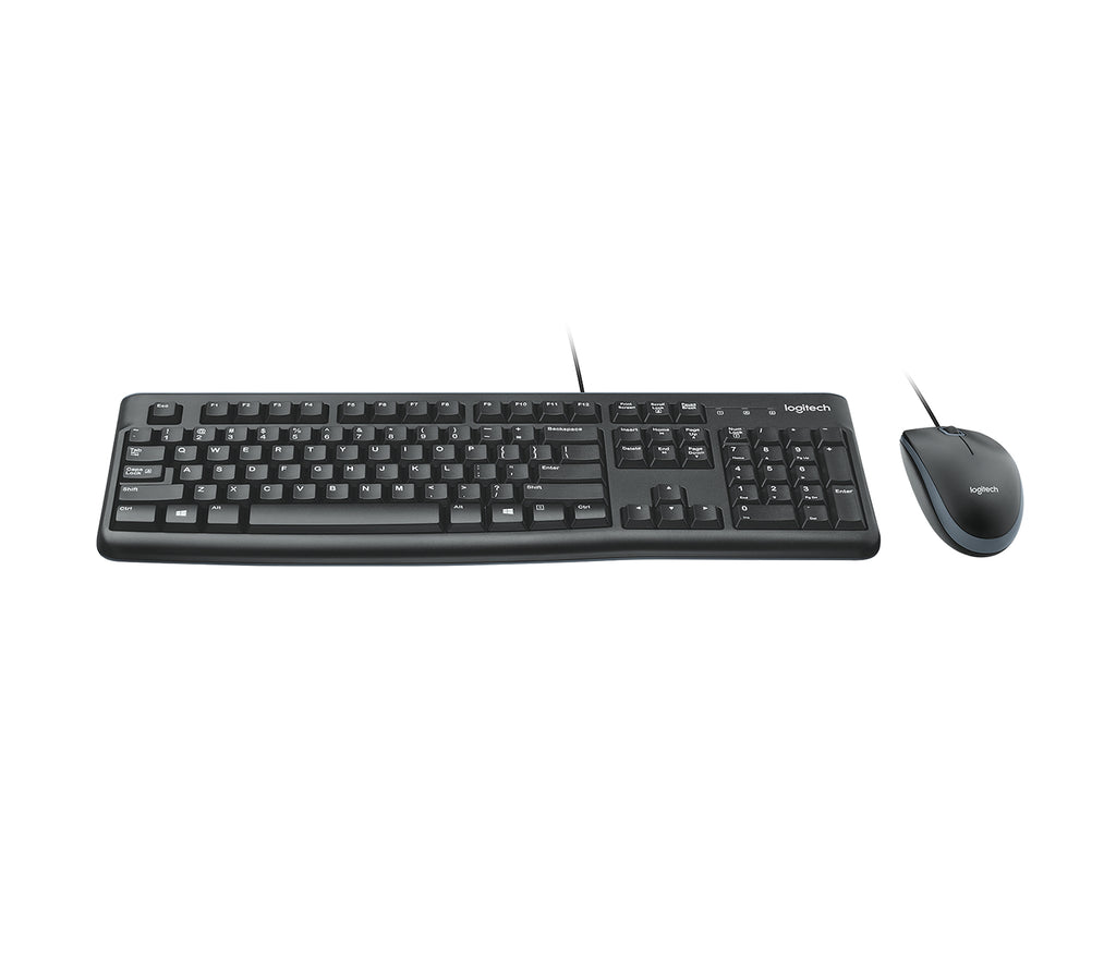 Logitech MK120 Ensemble Clavier et Souris Filaire, Disposition US International