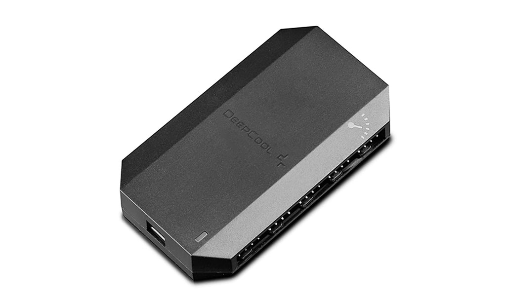 Deepcool Industries Deepcool FH-10 Systemblæserhastighed-controllerpanel 1-pack Sort