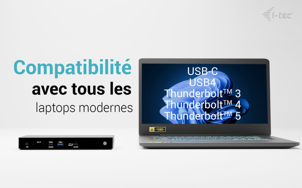 i-tec Thunderbolt4 Triple Display Docking Station + Power Delivery 96W - vue 6