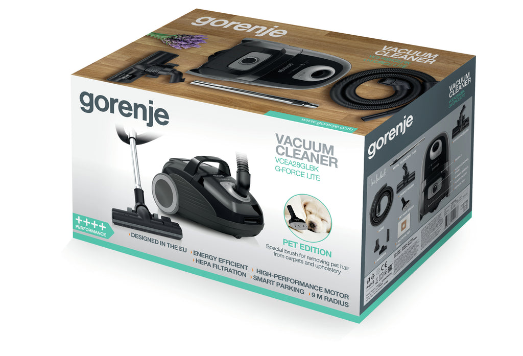 Gorenje VCEA28GLBK 3 L Aspirateur réservoir cylindrique Sec 700 W Sac à poussière - vue 3