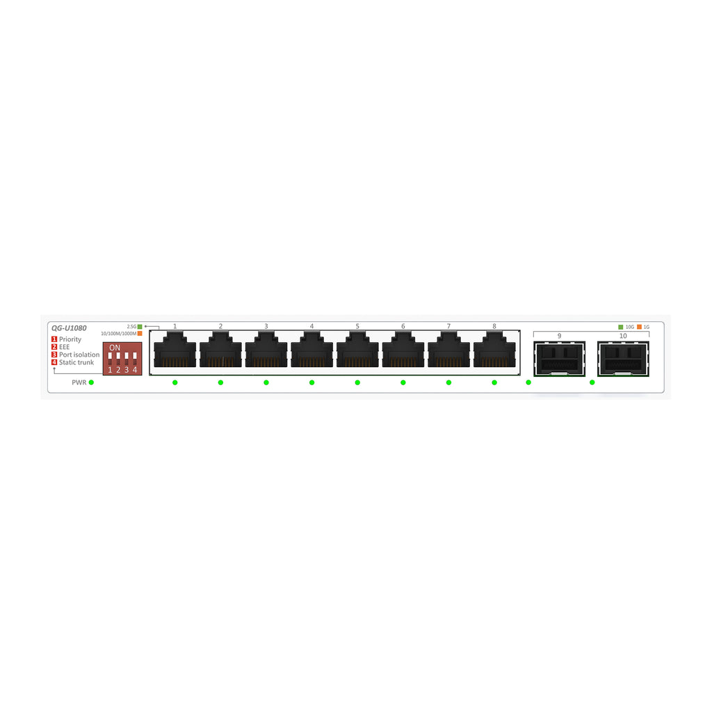 ASUS QG-U1080 Non-géré 2.5G Ethernet (100/1000/2500) Blanc