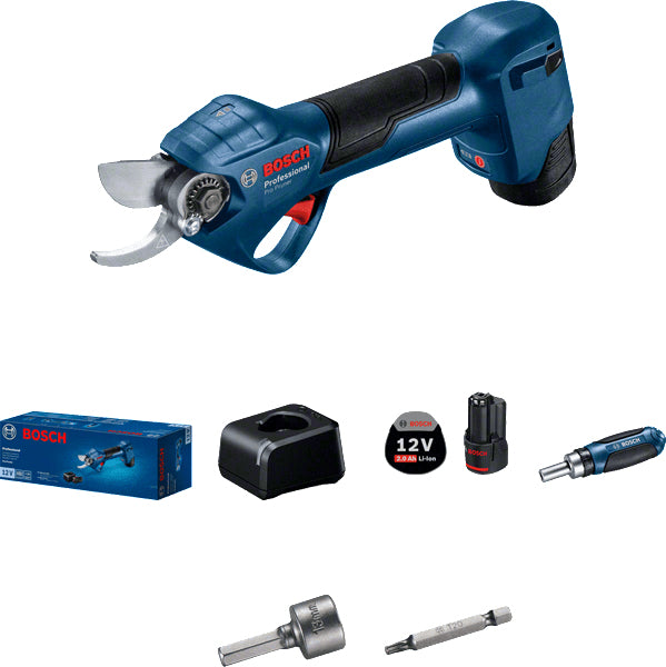 Bosch Bosch Pro Pruner Professional cisaille sans fil 2,5 cm 12 V Lithium-Ion (Li-Ion) Noir, Bleu