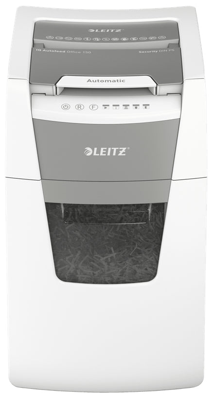 Leitz 80140000 Destructeur de Papier Micro-broyage, 44L, 55 dB, Gris et Blanc