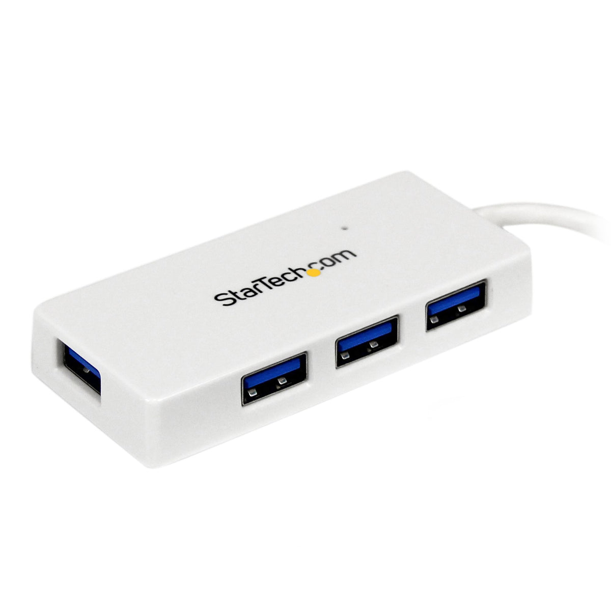 StarTech.com Hub USB 3.0 à 4 ports avec câble intégré - 5Gbps - Blanc - vue 2