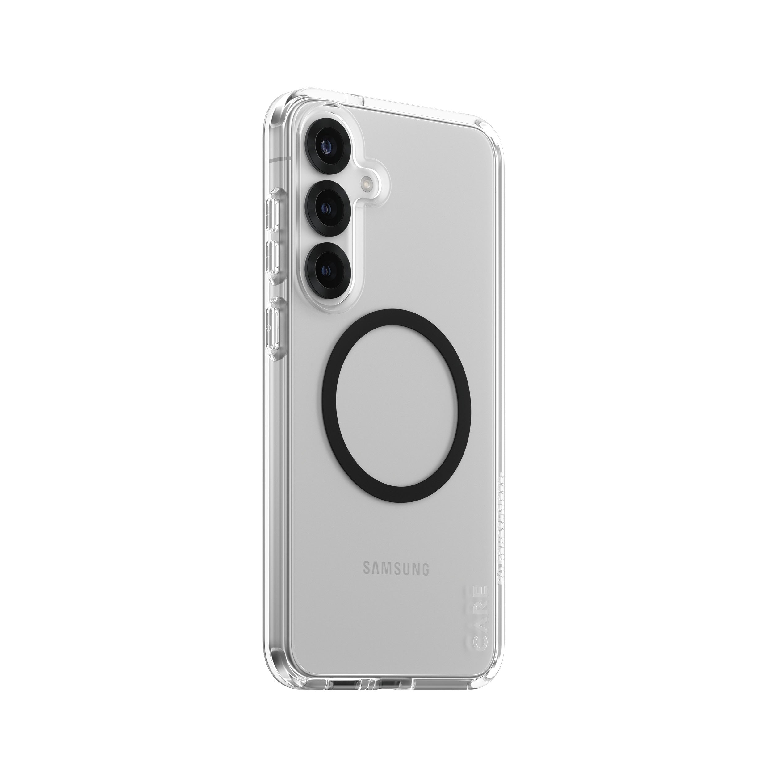 PanzerGlass PanzerGlass CARE™ by ® Urban Combat Case Transparent w. Black Qi Compatible Samsung Galaxy S25+ coque de protection pour téléphones portables Housse