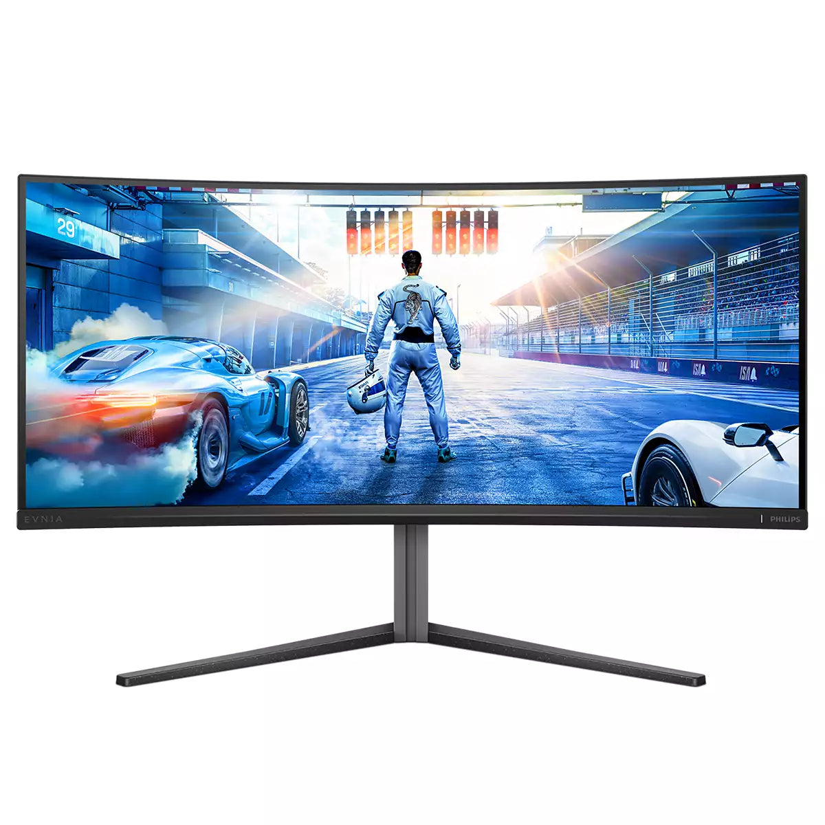 Philips Evnia 6000 34M2C6500/00 écran plat de PC 86,4 cm (34") 3440 x 1440 pixels Wide Quad HD QD-OLED Gris
