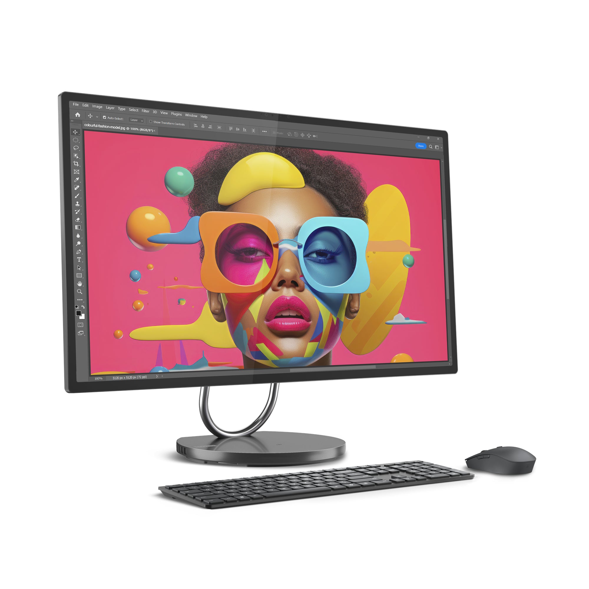 Lenovo Yoga AIO 32ILL10 Intel Core Ultra 7 258V 80 cm (31.5") 3840 x 2160 pixels PC All-in-One 32 Go LPDDR5x-SDRAM 1 To SSD NVIDIA GeForce RTX 4050 Windows 11 Pro Wi-Fi 7 (802.11be) Gris