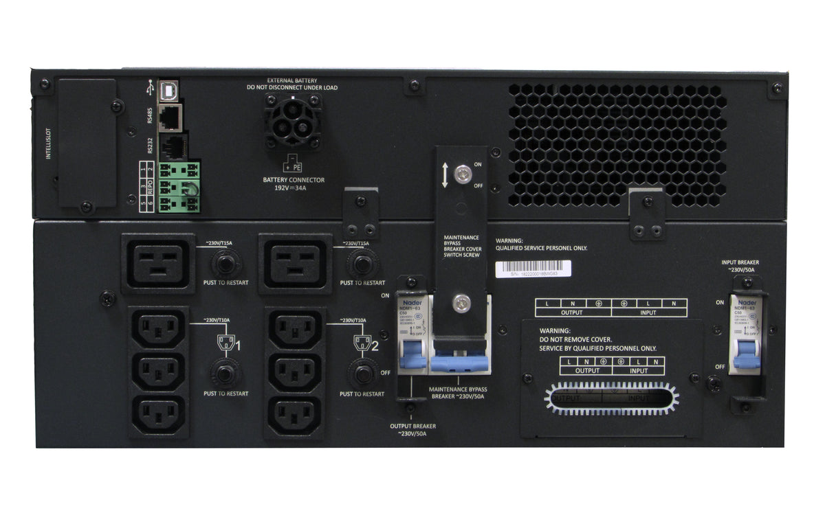 Vertiv Liebert GXT5 Onduleur 5000 VA/5000 W 230 V On-line Rack/Tour avec Carte RDU-101