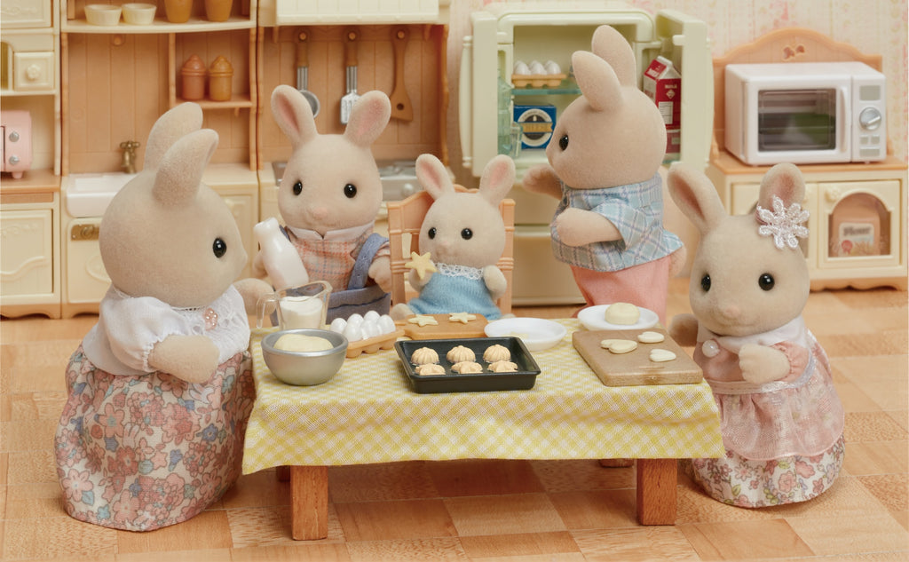 Sylvanian Families La famille Lapin Crème - vue 4