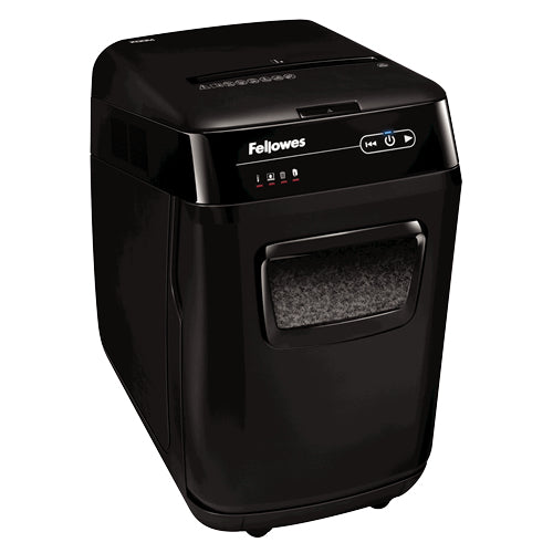 Fellowes AutoMax 200M Destructeur de Papier Micro-Coupe, Noir