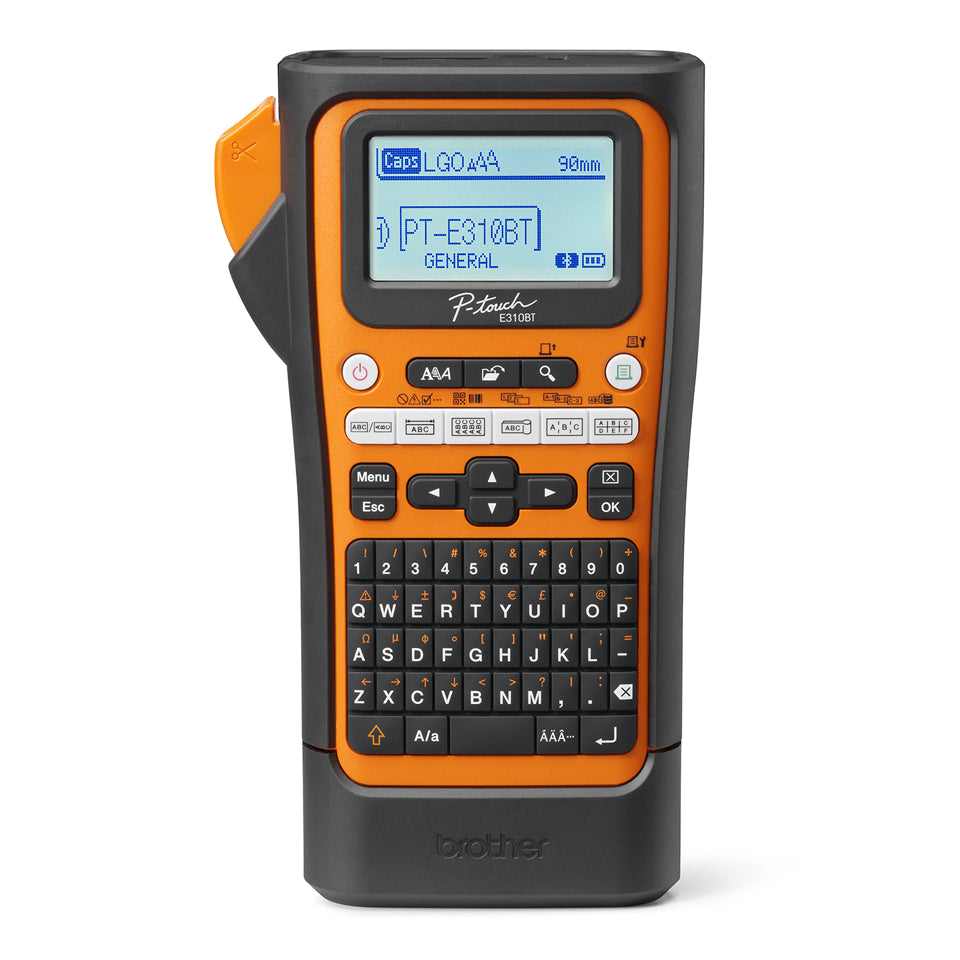 Brother PT-E310BTVP imprimante pour étiquettes Transfert thermique 180 x 180 DPI 20 mm/sec Avec fil &sans fil HSE/TZe Bl