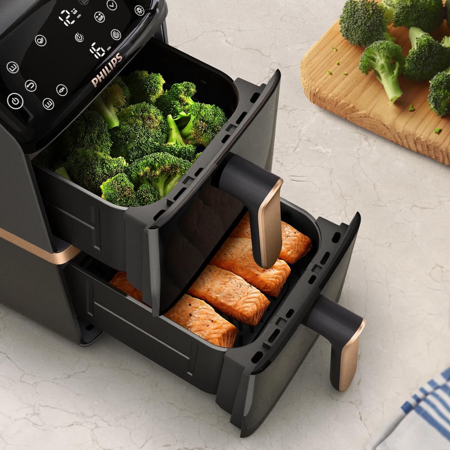 Philips 4000 series Airfryer à deux paniers superposés série 4000