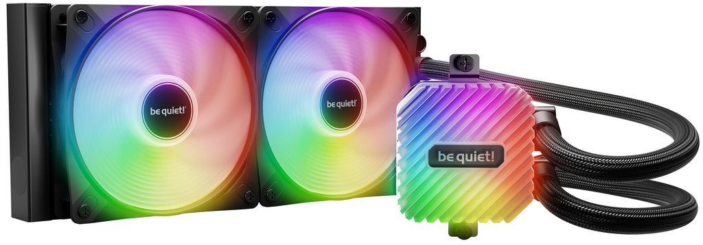 be quiet! Light Loop 240 mm, Système de Refroidissement Liquide AIO, ARGB, Noir, Sockets Intel et AMD