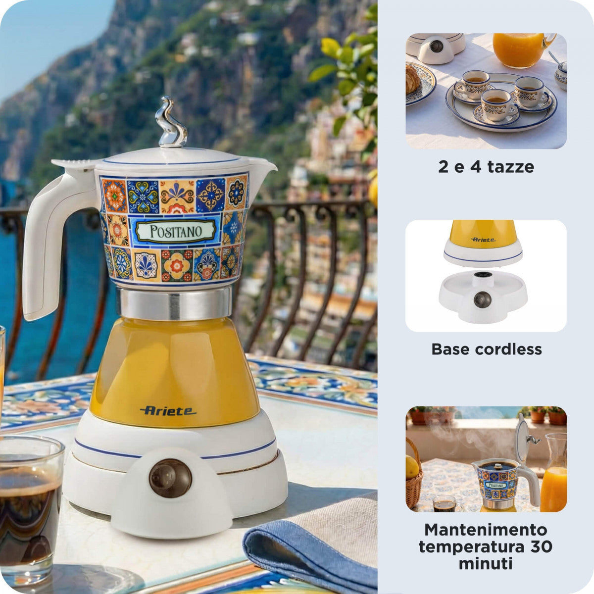 Ariete 1358/1P Manuel Cafetière moka électrique 0,14 L