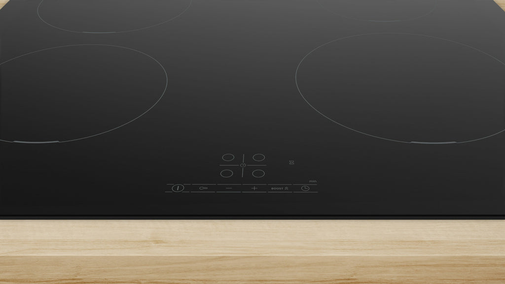 Bosch Bosch Serie 4 PUE611BB5E plaque Noir Intégré 60 cm Plaque avec zone à induction 4 zone(s)