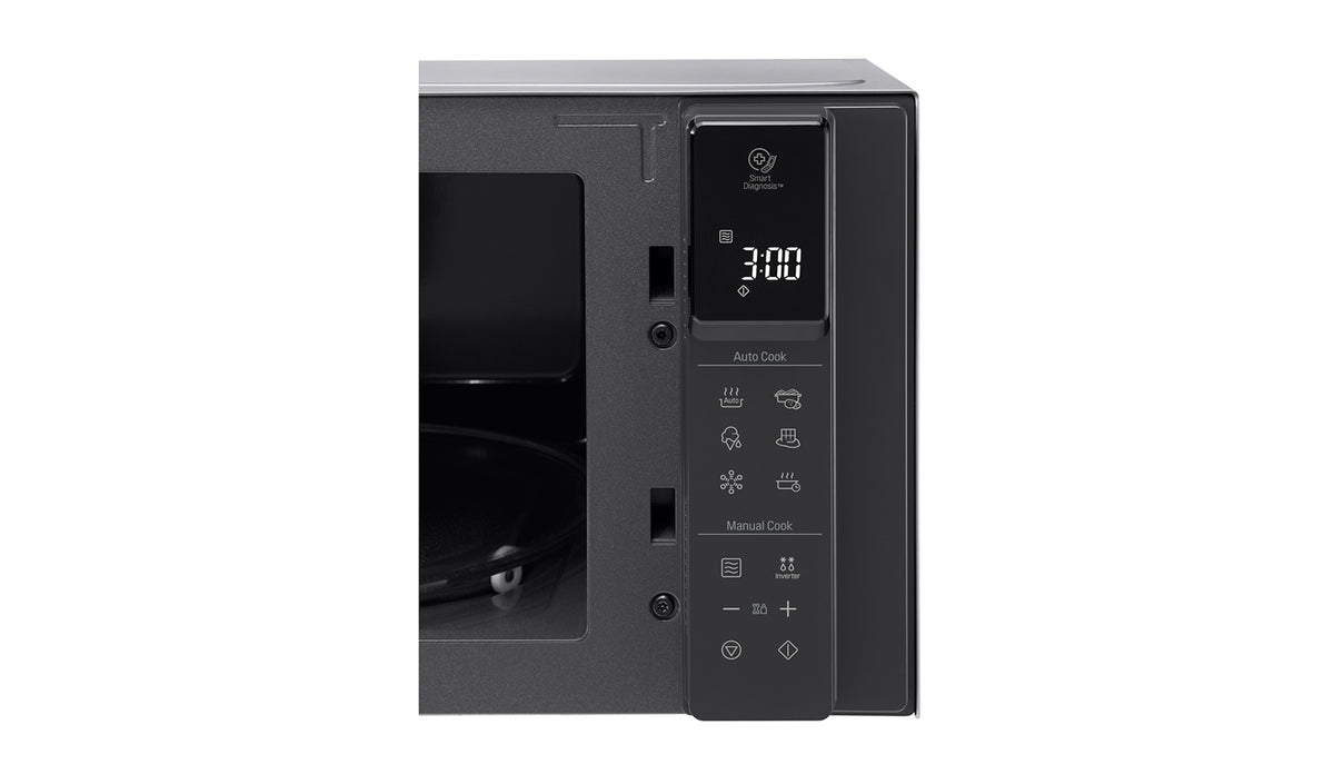 LG MS2595CIS micro-onde Argent, Acier inoxydable Micro-onde simple Comptoir 25 L 1000 W