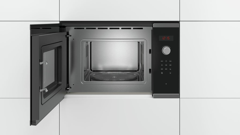 Bosch Bosch Serie 4 BFL523MS0 micro-onde Noir, Acier inoxydable Micro-onde simple Intégré 20 L 800 W