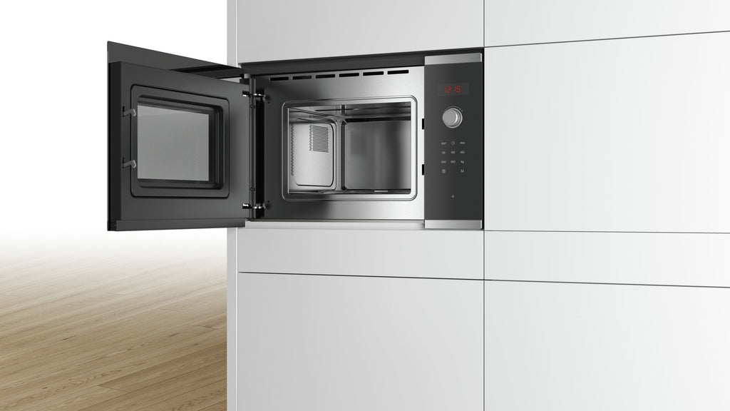Bosch Bosch Serie 4 BFL523MS0 micro-onde Noir, Acier inoxydable Micro-onde simple Intégré 20 L 800 W